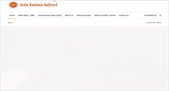 Desktop Screenshot of indiakashmirsaffron.com