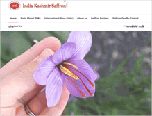 Tablet Screenshot of indiakashmirsaffron.com
